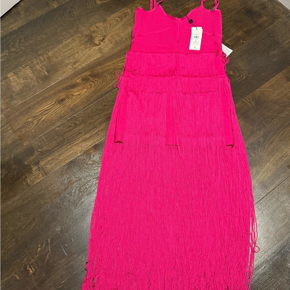 Herve Leger Pink Maxi Dress - Picture 2 of 3